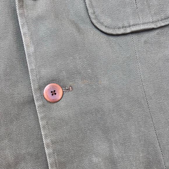 Brooks Brothers Outerwear Green Chore Barn Hunting Field Coat Jacket Safari Line - Picture 8 of 15